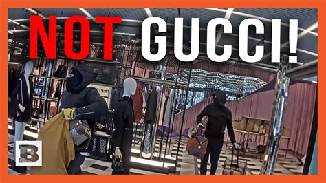 gucci shoplifting|broad daylight Gucci robbery.